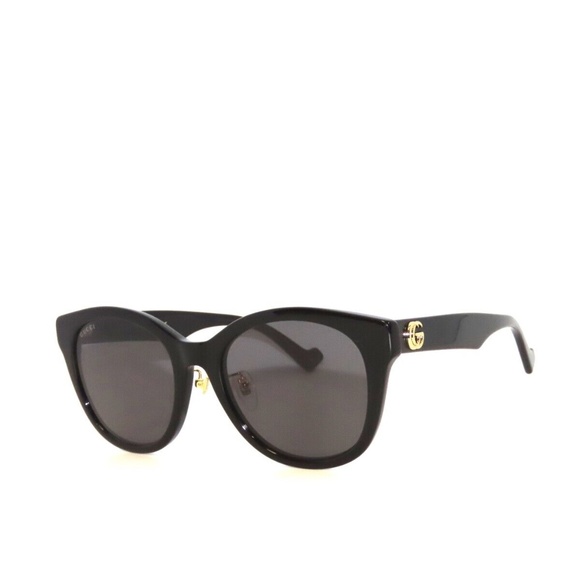 Gucci GG1000SK 1000SK 001 Black Gray Sunglasses 1000